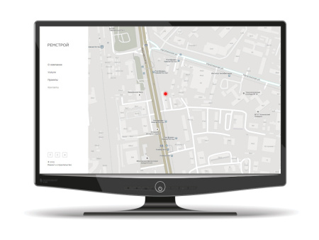 Простой адаптивный сайт по ремонту и строительству