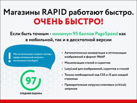 RAPID: очень быстрый магазин