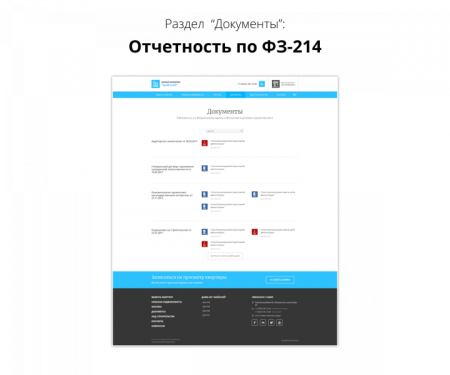 Сайт жилого комплекса Сайт жилого комплекса