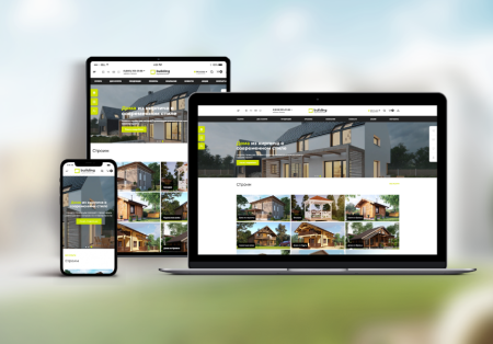 PR-Volga: Строительство домов. Готовый корпоративный сайт