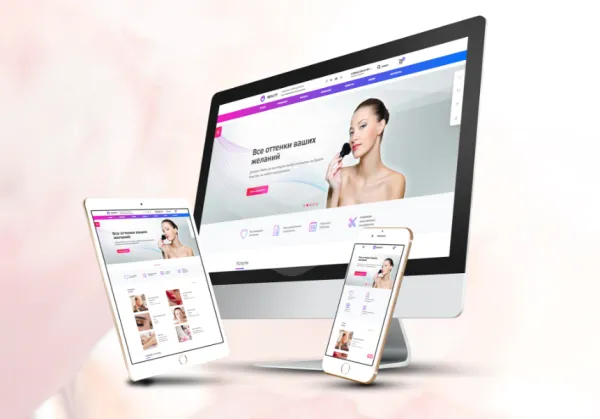 PR-Volga: Салон красоты. Готовый сайт
