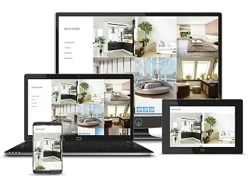Простой адаптивный сайт по ремонту и строительству