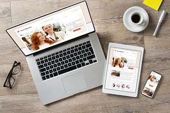 Салон красоты — сайт для парикмахерской, spa или студии красоты